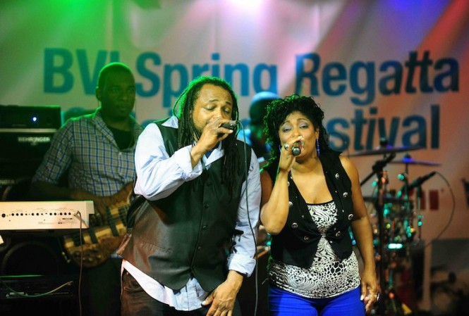 Once the racing is over, it's party central at the BVI Spring Regatta (Photo: Todd vanSickle)