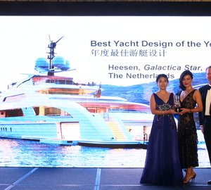 Heesen superyacht GALACTICA STAR awarded ‘Best Design of the Year’ at Asia Boating Awards 2014