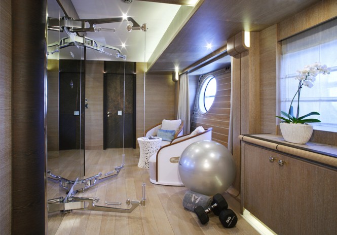 Nuvolari Lenard designed Lady M superyacht - Master Cabin