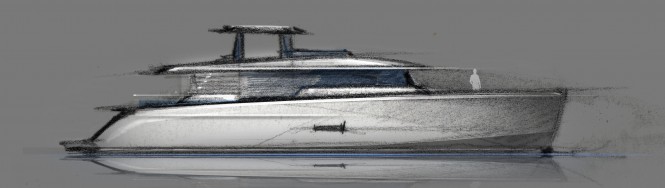 26m motor yacht 'Project 3126' by Francesco Struglia from A-Sign Studio