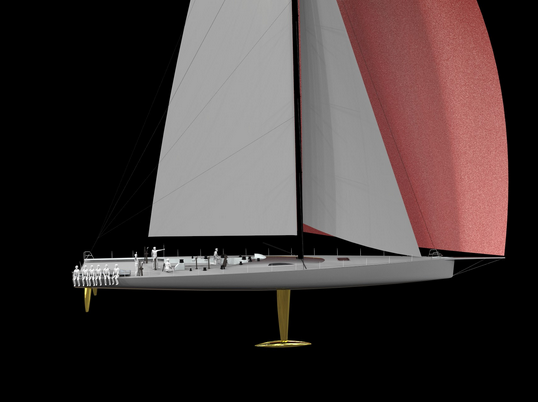 30m IRC super maxi yacht Rio 100 will receive a full race inventory of Doyle Stratis carbon ICE sails