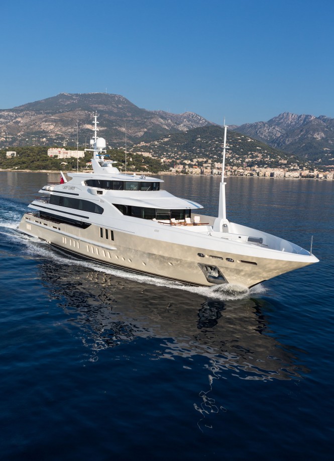 56-meter Benetti superyacht "Lady Candy" ranked first in the category "Best Worldwide Custom Built Yacht"