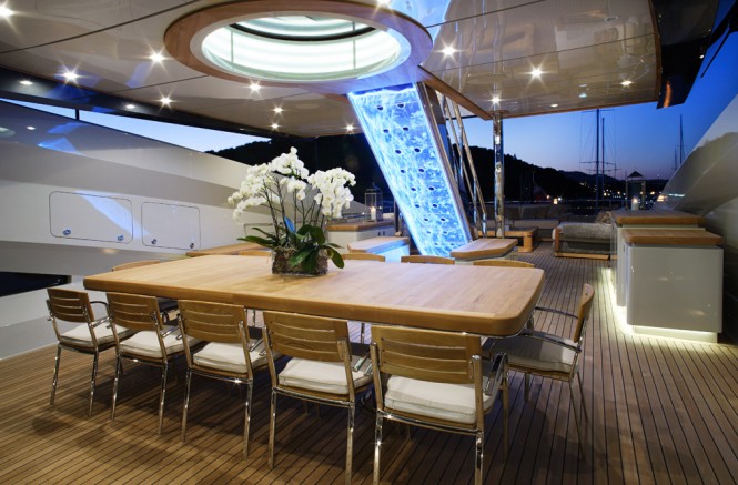 Lady M Yacht by Palmer Johnson - Bridge Deck