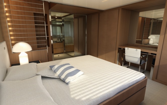 88 Miami superyacht - Owners Cabin