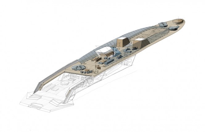 90m X-KID STUFF Yacht - MAIN DECK - Credits Pastrovich