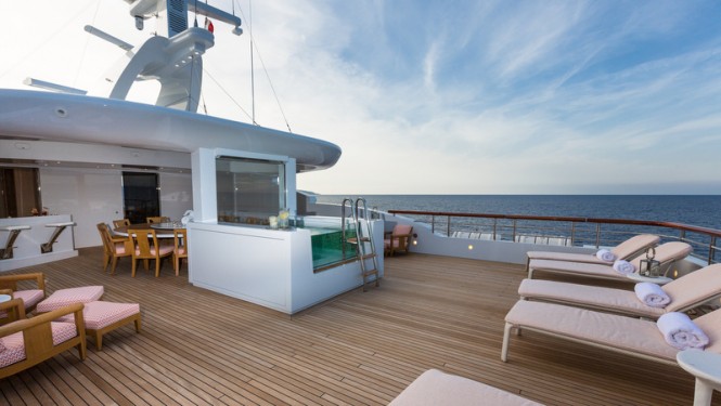 Aboard Lady Candy Yacht - Image by Jeff Brown Superyacht Media