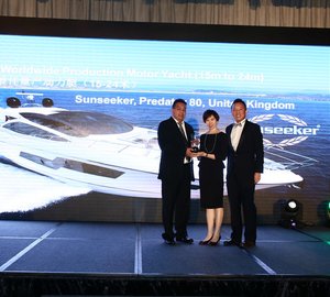 Sunseeker Predator 80 Yacht receives Asia Boating Award 2014	