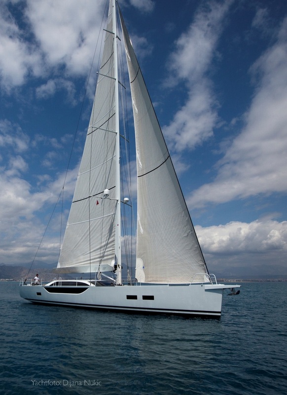 Bd80 Yacht Bliss under sail - Photo by Dijana Nukic