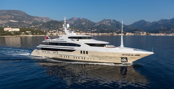 Benetti superyacht Lady Candy - Image by Jeff Brown/Superyacht Media
