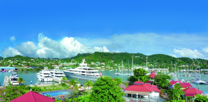 C&N 1782 Club Member Port Louis Grenada nestled in the popular Caribbean yacht charter destination - Grenada