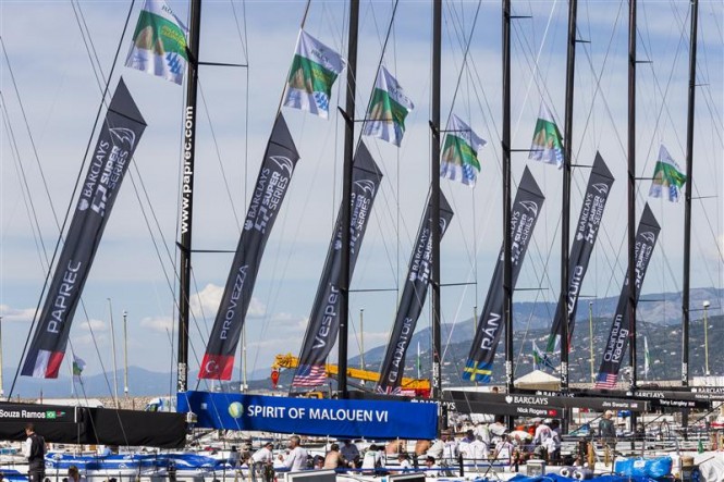 Fleet berthed at Capri's Marina Grande - Photo by Rolex Carlo Borlenghi