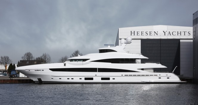 Heesen YN 16551 superyacht MY SKY - Photo credit to Dick Holthuis