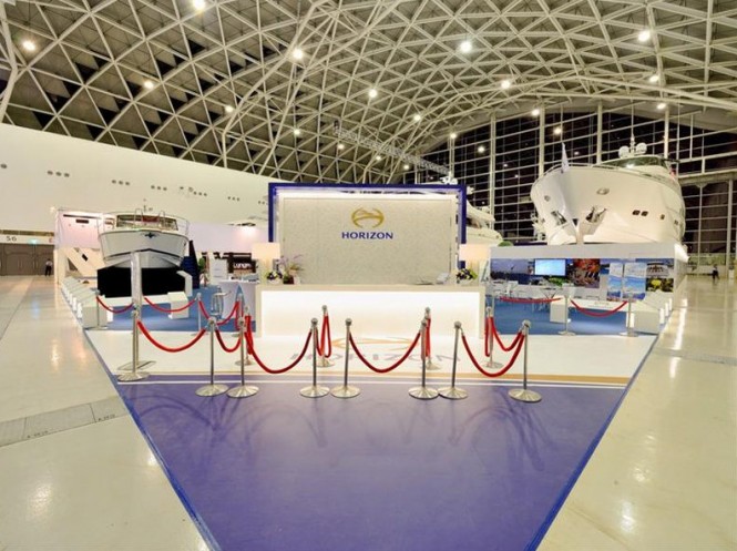Horizon Yachts at the opening day of the 2014 Taiwan International Boat Show