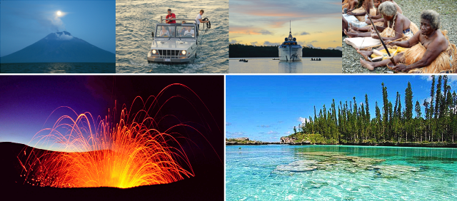 Images of Exuma superyacht's navigation throughout the South Pacific and beyond