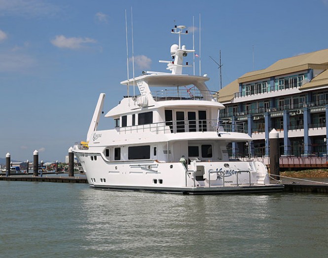 Koonoona Yacht - aft view