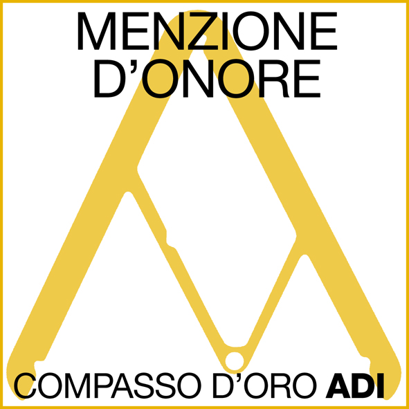 Logo of ADI Compasso d'Oro Award Honourable Mention