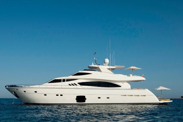 Luxury charter yacht SANS ABRI built by Ferretti Yachts