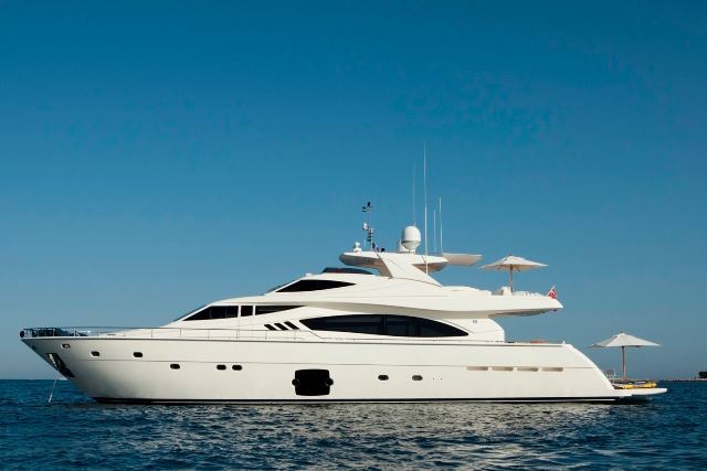 Luxury charter yacht SANS ABRI built by Ferretti Yachts Luxury charter yacht SANS ABRI built by Ferretti Yachts