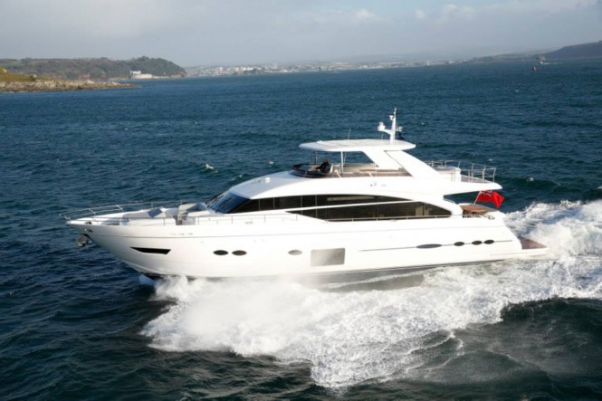 Luxury motor yacht Princess 88 by Princess Yachts
