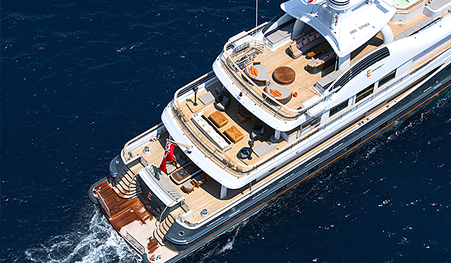 Luxury yacht ENGELBERG - Decks