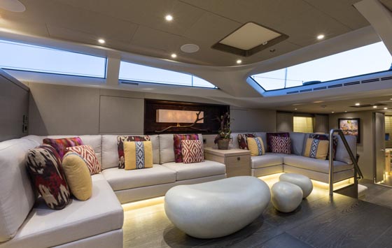 Luxury yacht Inukshuk - Interior - Image by Jeff Brown, Superyacht Media Luxury yacht Inukshuk - Interior - Image by Jeff Brown, Superyacht Media