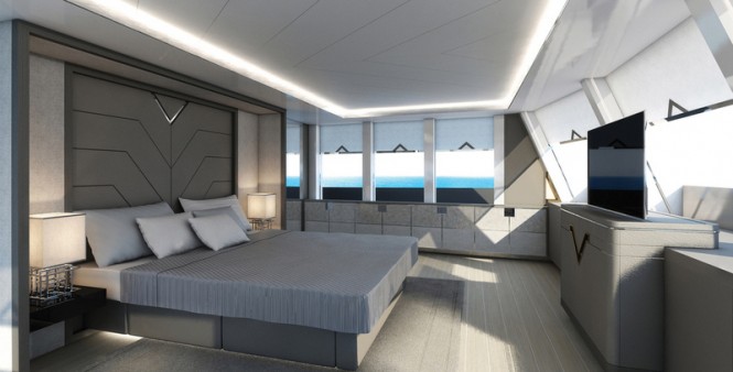 Luxury yacht LOGICA 147-01 - Owners Cabin