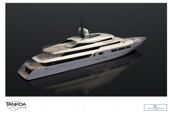 Luxury yacht S693 by Tankoa - aft view