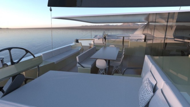 Luxury yacht SIG80 design - Exterior