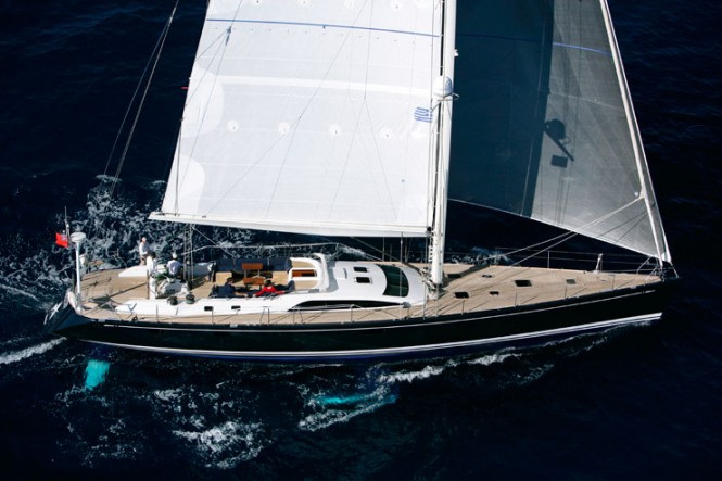 Luxury yacht Swan 82
