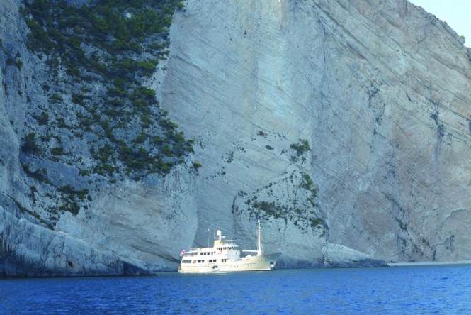 Luxury yacht Zeepaard in the popular Eastern Mediterranean yacht charter destination - Greece Copyrights Zeepaard