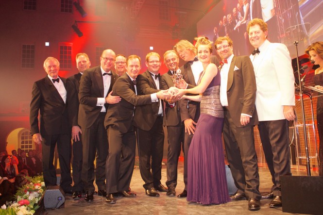 Neptune Trophy for superyacht Sea Owl Neptune Trophy for superyacht Sea Owl