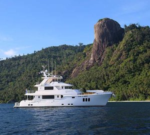 Latest photos of Nordhavn 86 super yacht Koonoona from her delivery 