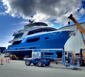 Northern Marine on launch of 90' motor yacht ‘Bäden’ (ex Blood Baron, hull 8501)