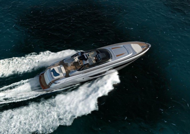 Riva 88 Miami Yacht from above