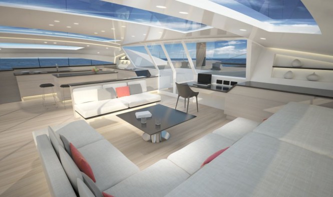 SIG80 Yacht Design - Saloon