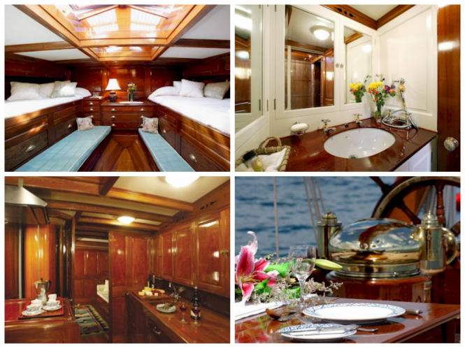 Sailing Yacht MOONBEAM  - Interiors