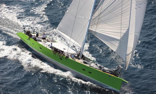 Sailing yacht Inoui from above - Photo by Gianfranco Forza Sailing yacht Inoui from above - Photo by Gianfranco Forza
