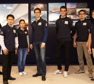 Six Finalists of the Young Designer of the Year Award 2014 hosted by Oceanco