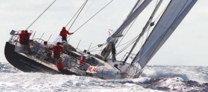 Southern Wind superyacht Cape Arrow under sail
