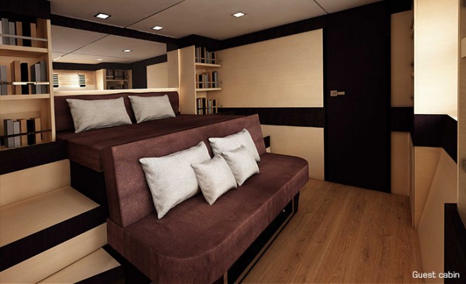 Sunreef 60 LOFT luxury yacht MERI II - Guest Cabin