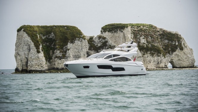 Sunseeker 80 Sport Yacht to be displayed at the 2014 British Motor Yacht Show