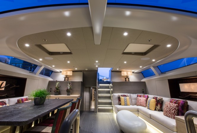 Superyacht Inukshuk - Interior - Photo credit to Jeff Brown