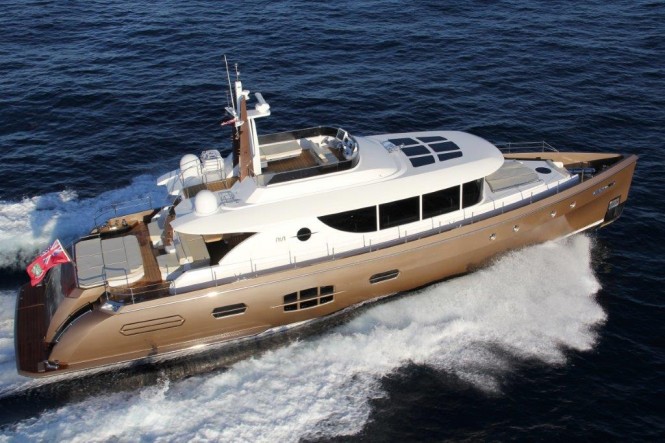 Superyacht NISI 2400 from above