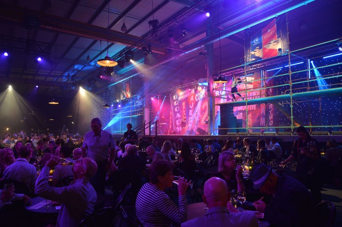 The 380 guests at the Riviera and all that Jazz nightclub enjoy the show