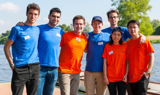 The Young Designer Award 2014 Finalists at Lurssen Rowing Regatta - Photo by Klaus Jordan