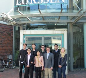 Lurssen Shipyard Tour for Young Designer Award 2014 Finalists