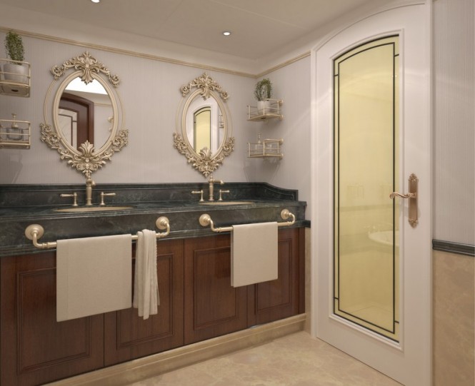 Trawler 37.00 Yacht - Owners Bathroom