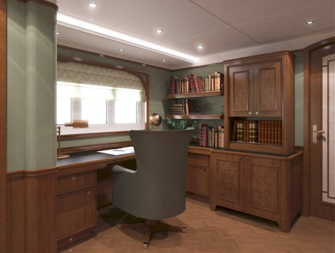 Trawler 37.00 superyacht - Owners Study