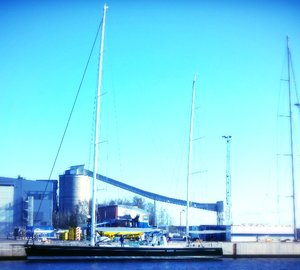 RSB Rigging Solutions to re-step Wally 105 sailing yacht NARIIDA at Baltic Yachts