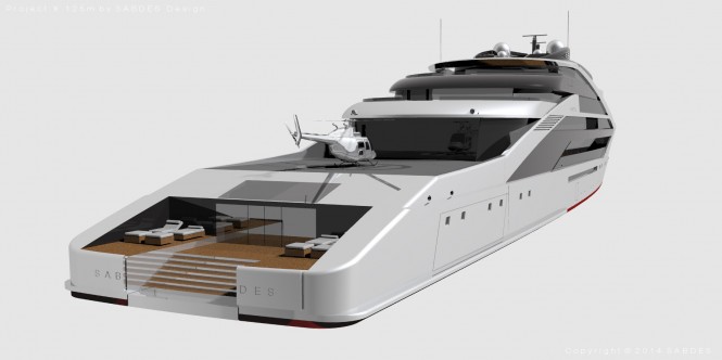 125m Luxury Yacht Project X by SABDES